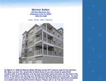 Tablet Screenshot of mariner-suites.com